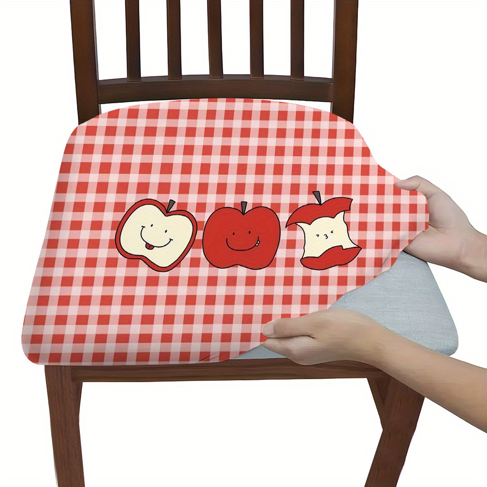 

2, 4, 6pcs, Red And Pattern, , Dustproof And -slip , Universal Suitable For Dining Chairs, , Decoration, , Restaurant And Decoration, , Christmas