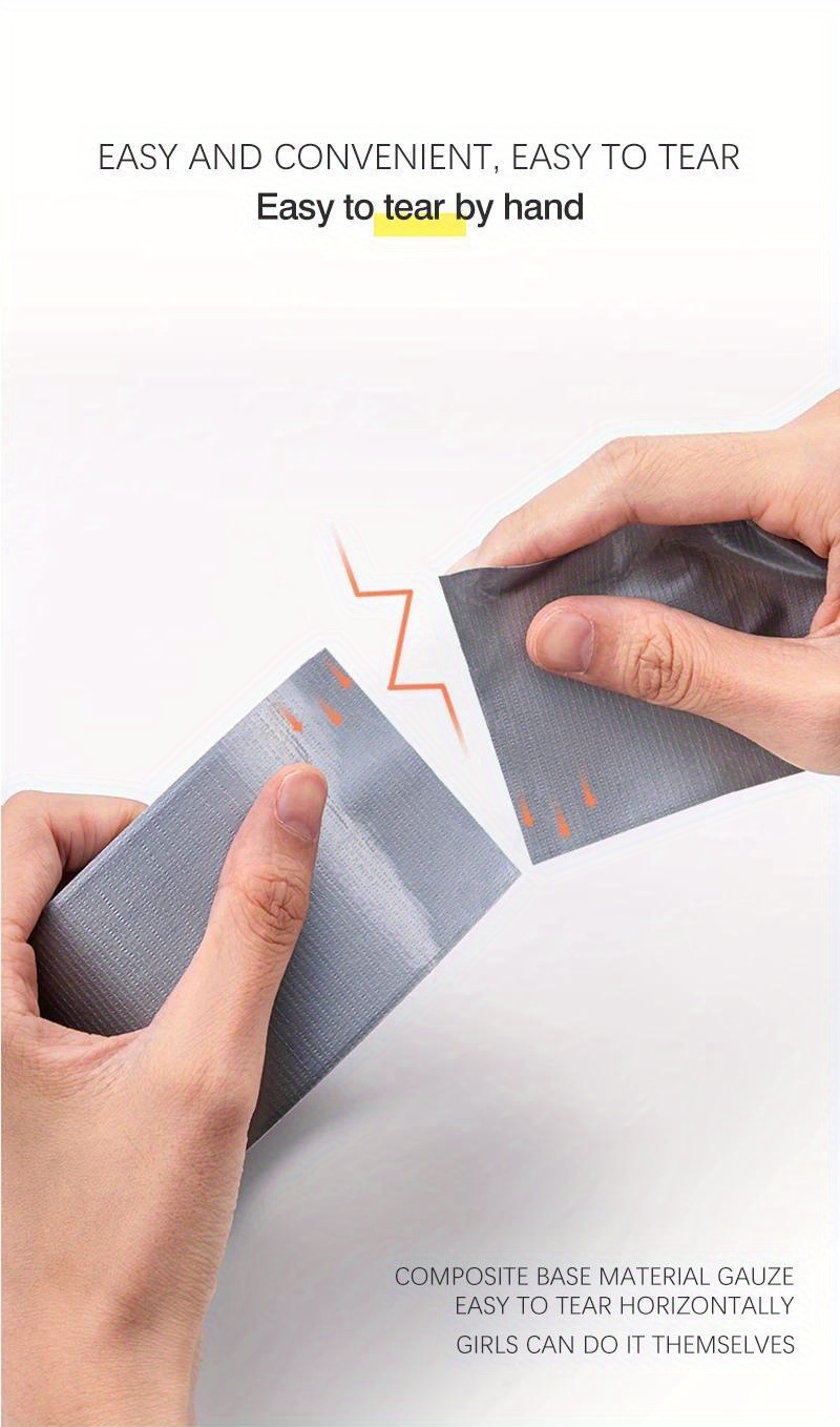 Ultra Strong Fabric Duct Tape - Water-Resistant Heavy-Duty Industrial Adhesive Tape for Securing Carpets, Fixing Floors, And Grouping Items. to Tear, Resistant to Oil & Heat, Leaves No Residue, Suitable for Various Surfaces