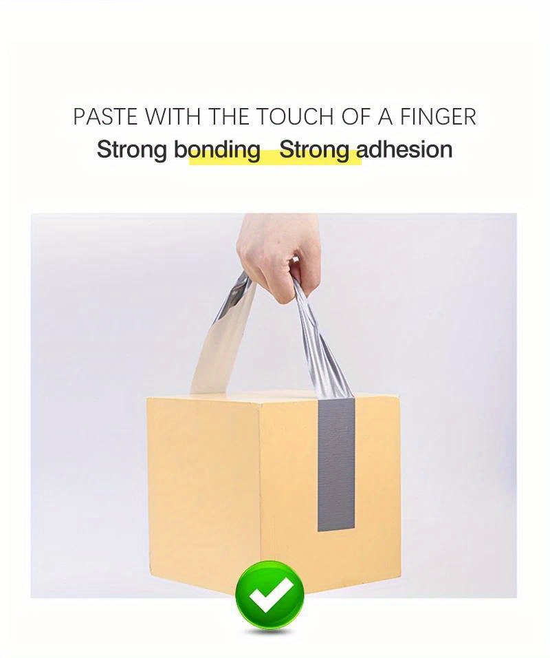 Ultra Strong Fabric Duct Tape - Water-Resistant Heavy-Duty Industrial Adhesive Tape for Securing Carpets, Fixing Floors, And Grouping Items. to Tear, Resistant to Oil & Heat, Leaves No Residue, Suitable for Various Surfaces