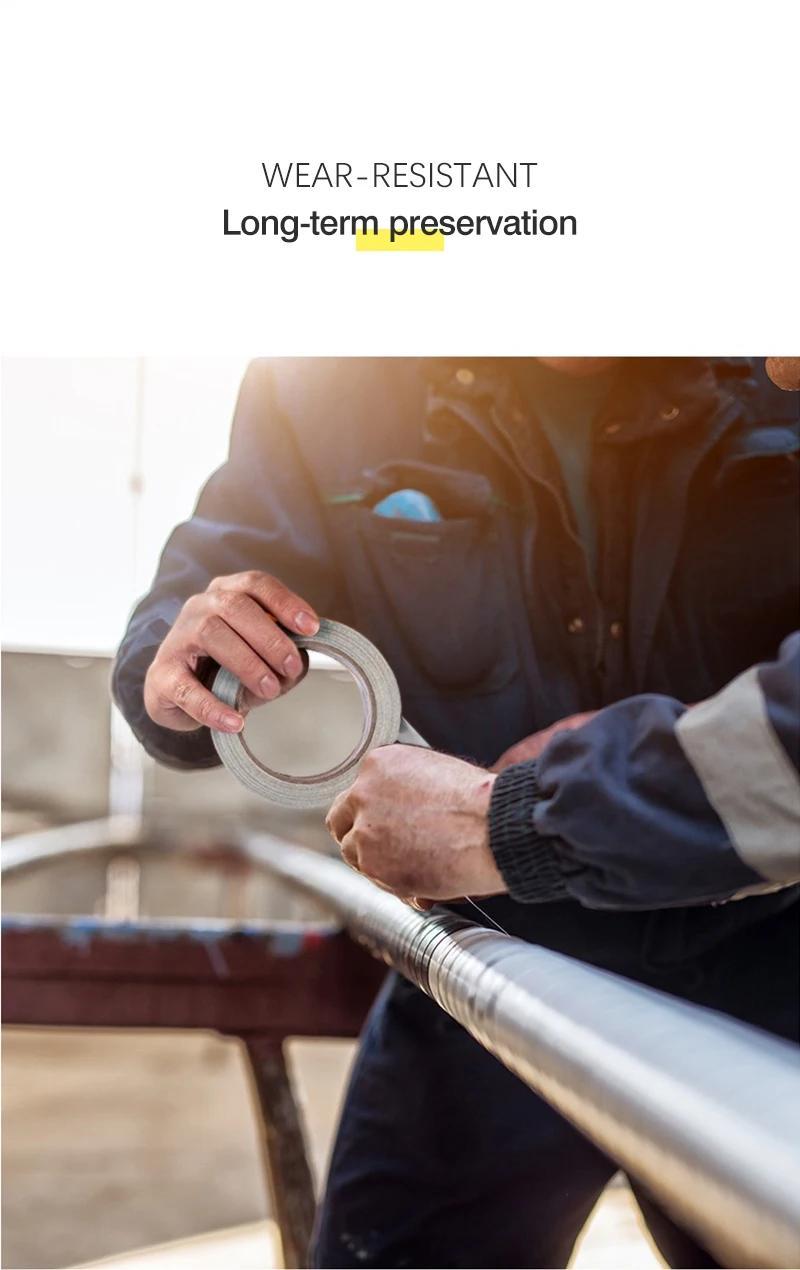 Ultra Strong Fabric Duct Tape - Water-Resistant Heavy-Duty Industrial Adhesive Tape for Securing Carpets, Fixing Floors, And Grouping Items. to Tear, Resistant to Oil & Heat, Leaves No Residue, Suitable for Various Surfaces