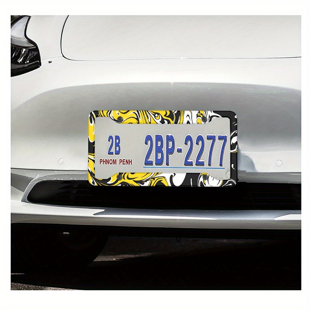 Cubierta De Matrícula De Coche De Aleación De Aluminio