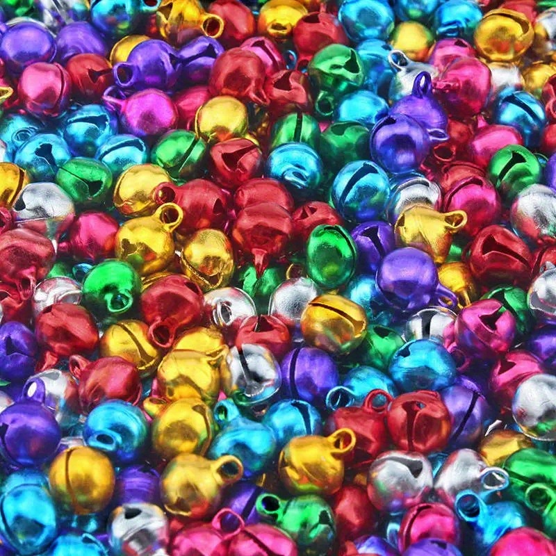 

450 Pcs Diy Handmade Crafts : New Year Ornament Gift Mix Colors Loose Beads Small Christmas Decoration Party Supplies