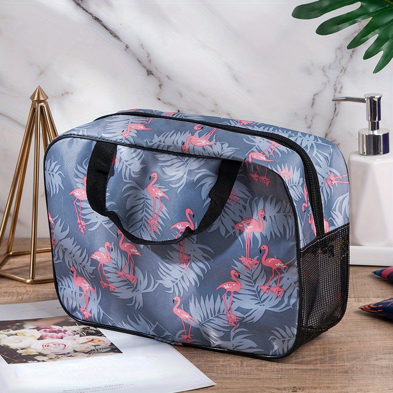 

Trousse de Toilette Imperméable à Imprimé Chic - Organisateur Cosmétique Spacieux et Portable pour Hommes et Femmes, Idéal pour les