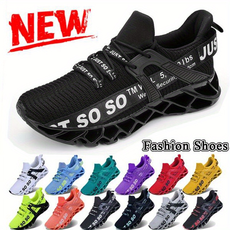 

Mens Womens Breathable Walking Tennis Running Shoes Blade Fashion Sneakers