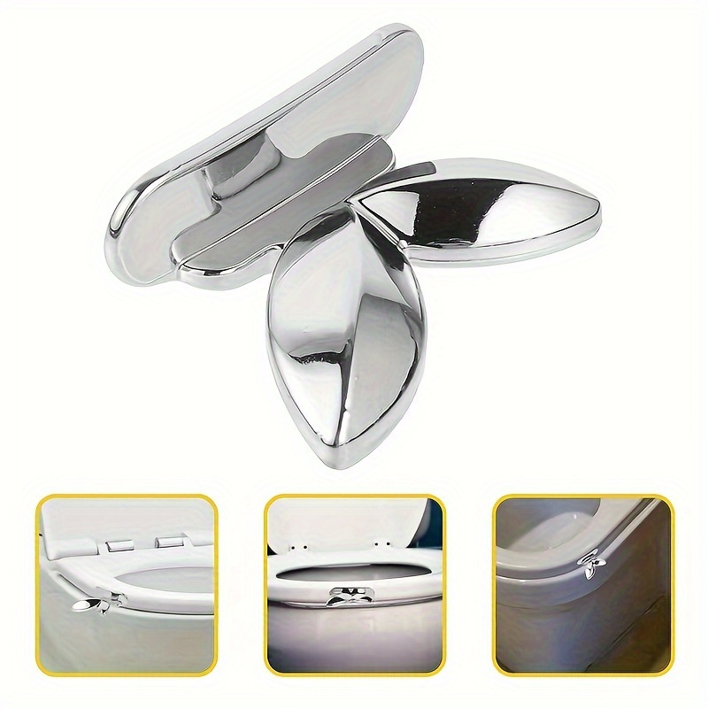 

4/6pcs Toilet Lid , Creative Toilet Ring Anti-dirt Sanitary Handle, Lid Opening , Toilet