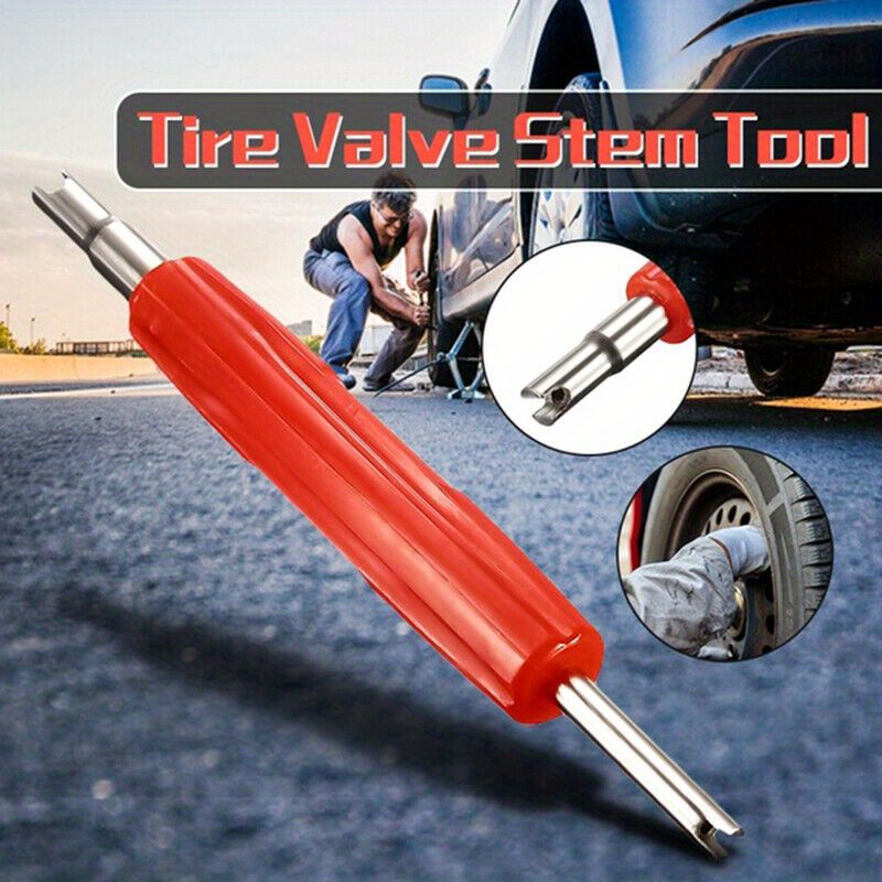 

100pcs Tire Valve Stem Cores With Wrench - Metal, Fits All Vehicles, Up To 300 Psi