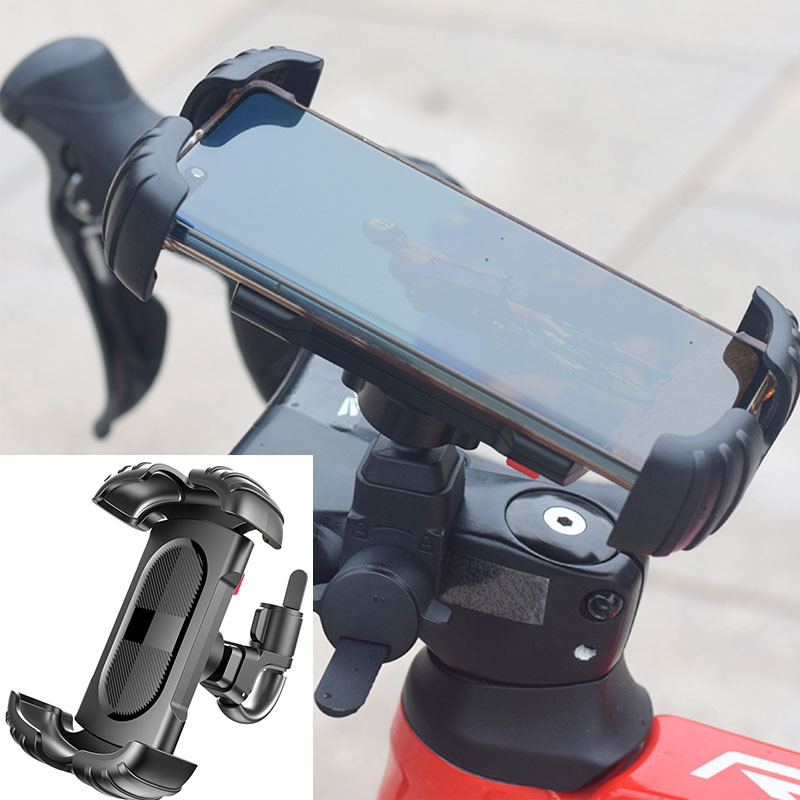 

2024 Trending Shake Proof 99% Bicycle Handlebar Support Phone Motorcycle Stand Bracket For Bike Cycle Cell Phone Mount Holder