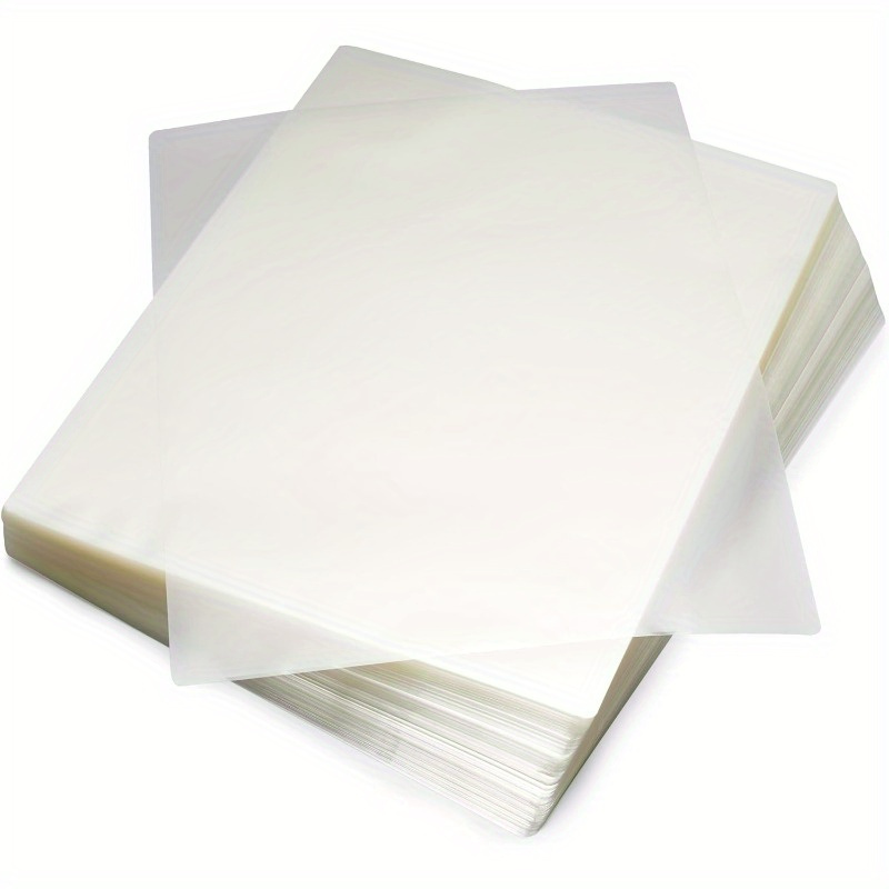 

100/200pcs Clear Laminating Sheets, 9x11.5 Inches, 2mil Thick - Ideal For Diy Crafts & Photo Protection