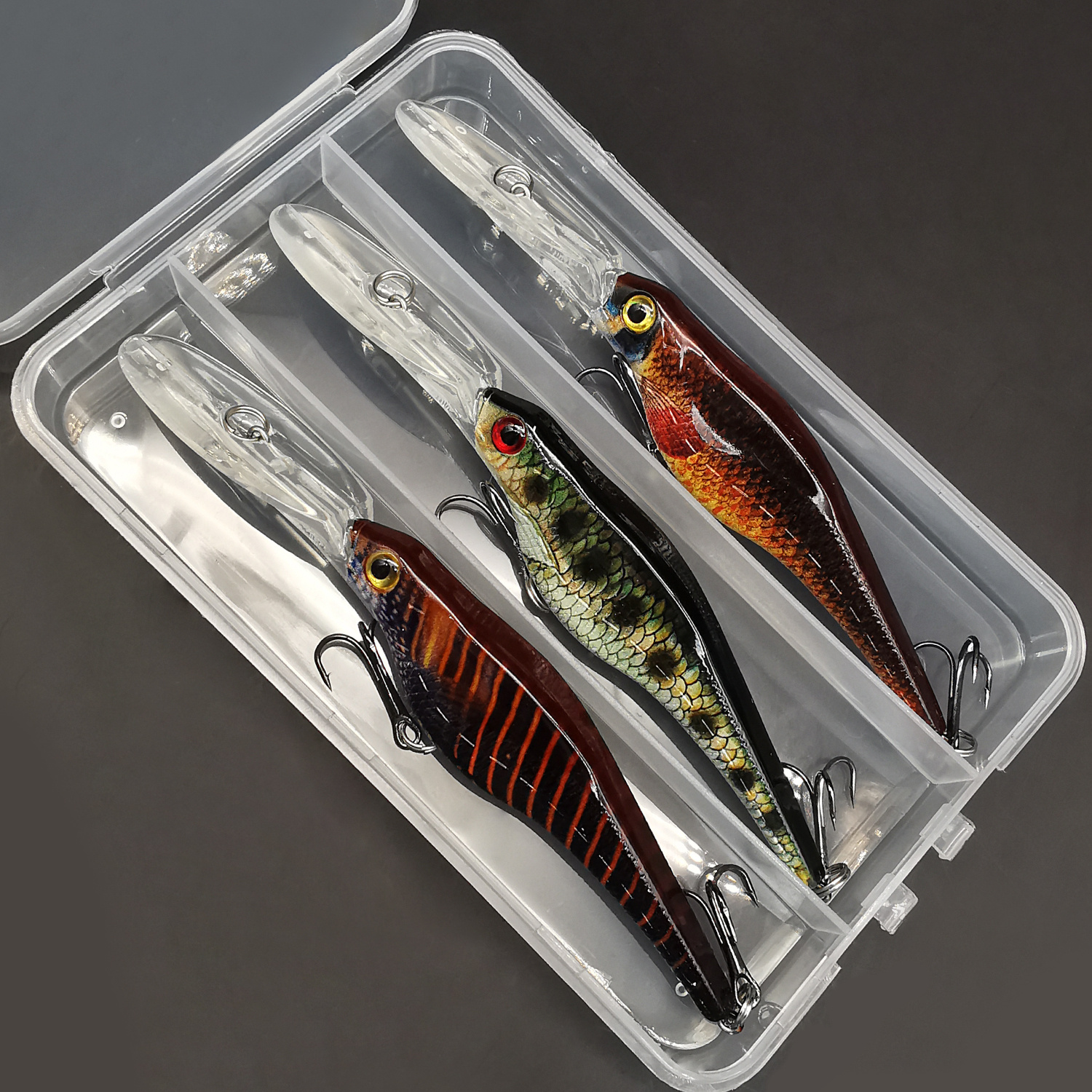 Anfs 1pc/3pcs Bionic Minnow Fishing Lure - Super Realistic Sinking Artificial Bait With High-performance Action For Freshwater & Saltwater