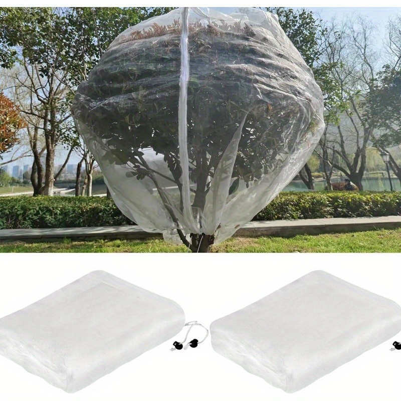 

Large Fruit Bag With Zipper And Drawstring, Plant Cover Net Insect And Net, Suitable For Fruit And Vegetable Trees, Shrubs, Garden Flowers