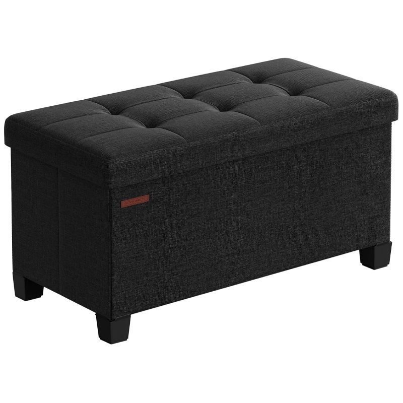 

Folding Storage Ottoman Bench For Living Room And Bedroom, 15 X 30 X 15. 7 Inches