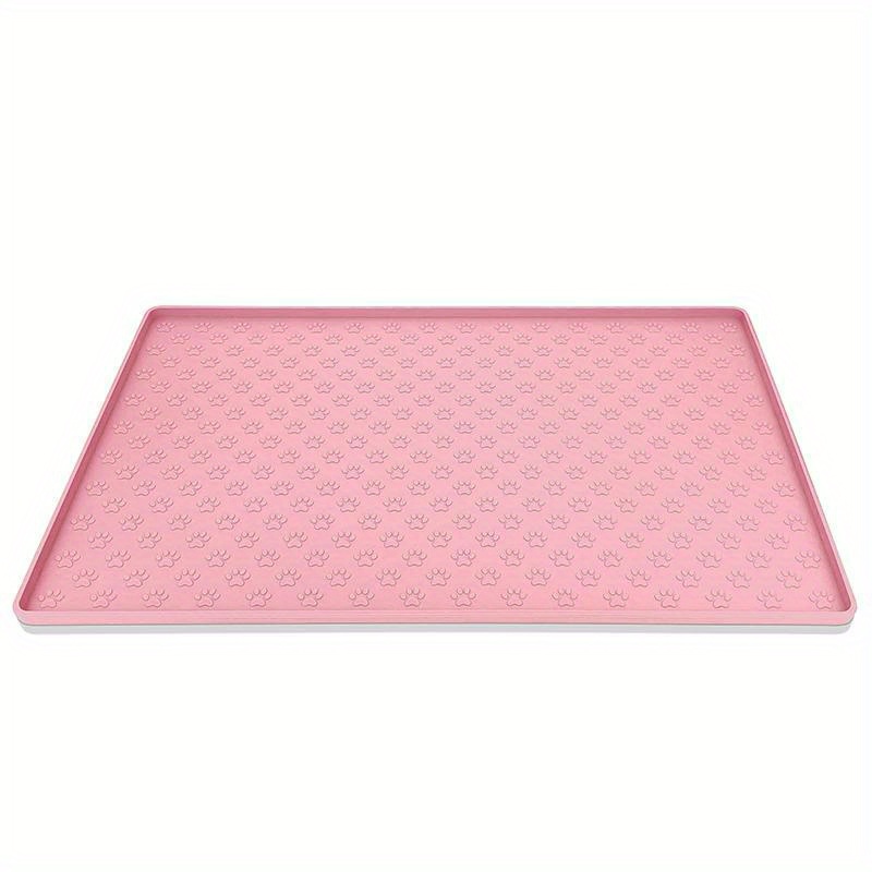 TEMU Pet Placemat Dog Mat Cat Mat Drinking Feeding Placemat Pet Bowl Pad Feeder