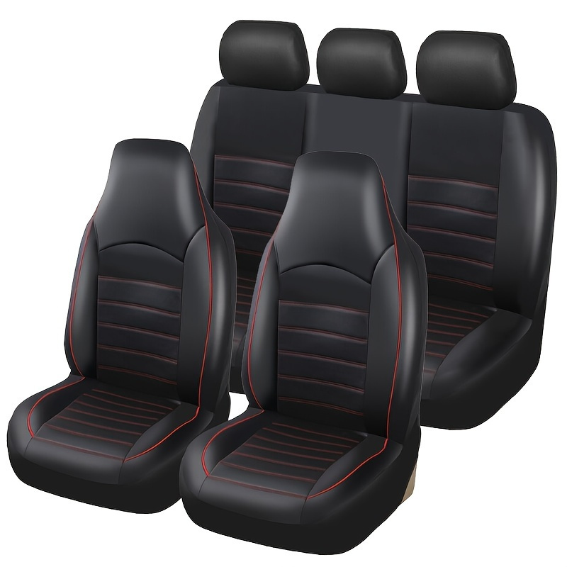 

2pcs-7pcs General Foreign Trade Automotive Seat Covers, Integrated Pu Leather Double Front Seats, Cross Border Hot Selling Cushion Covers, All Seasons Universal