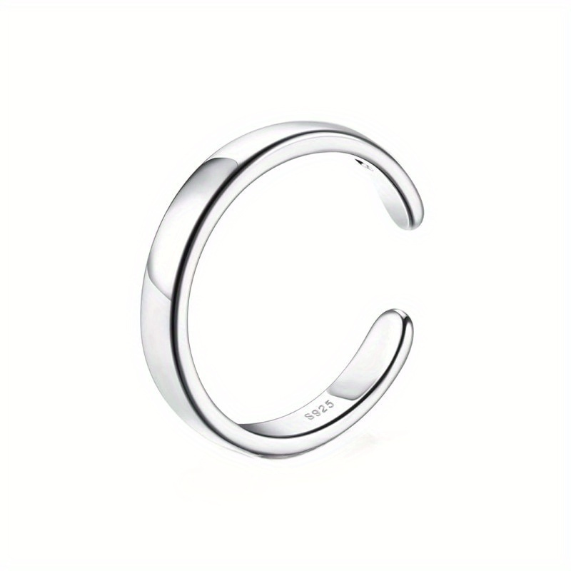 Image of 1pc 925 Sterling Ear Cuff - Non-piercing Helix And Conch Earrings For Women &, Dainty Ear Jewelry