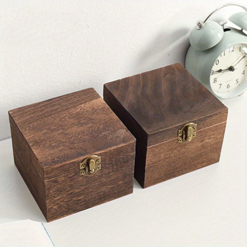 

Vintage-inspired Wooden Gift Box With - Lightweight, Countertop Jewelry Storage Organizer