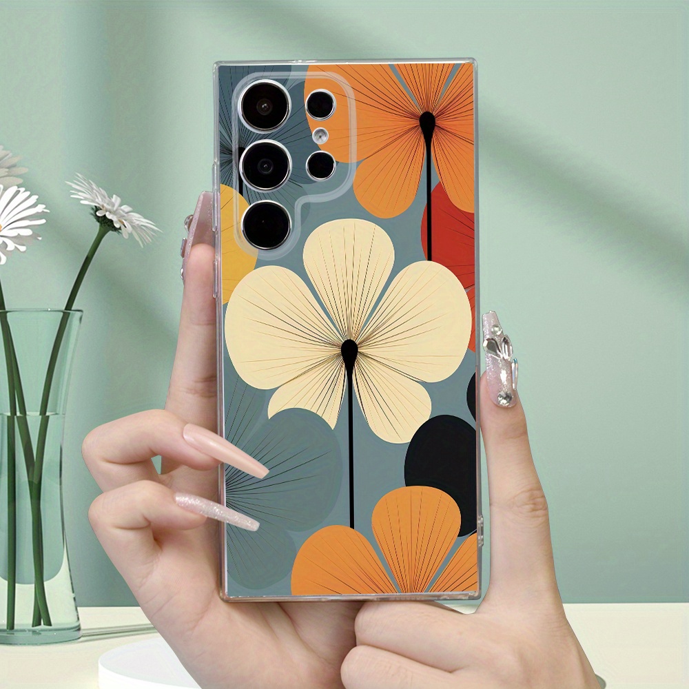 TEMU Phone Case: Creative, Simple, And Beautiful Patterned Trendy Transparent Phone Case With A Comfortable Grip For Men And Women, Compatible With