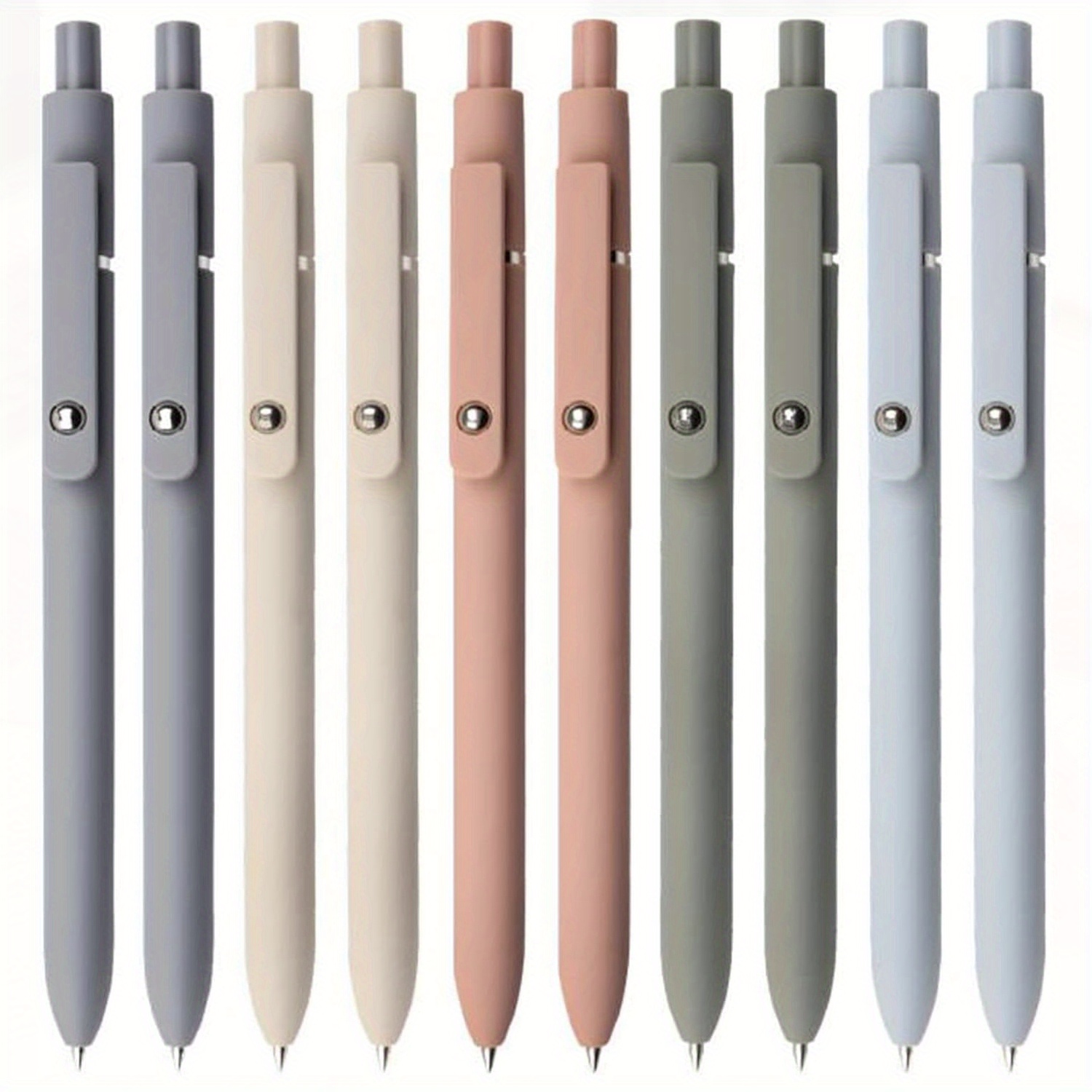 

10 Pieces, 0.5mm , Gel Pens, Quick-dry Pens, Smooth For Office And School, Perfect Gifts For Women