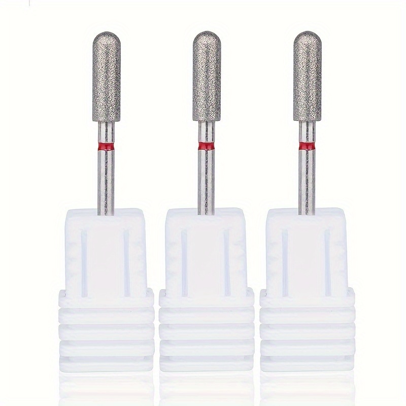 3pcs For Nail Drill Bits, Professional Front Pedicure For Nail Drill Bit Replaceable Grinding Head For Nail Polishing