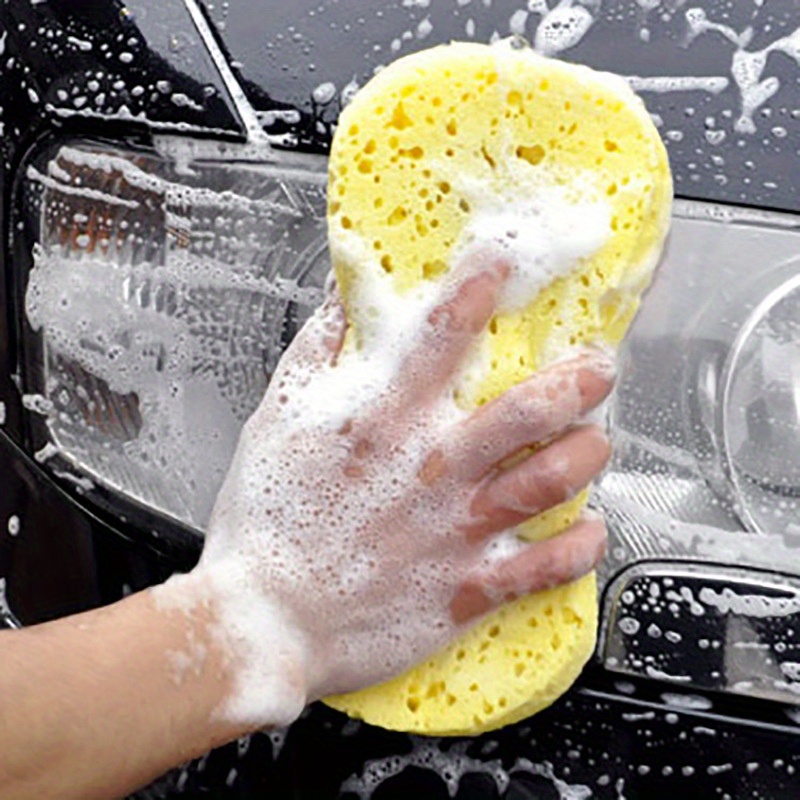 

2pcs Of Car Wash Sponges, Extra Thick Large Color Cleaning Sponges, Multi-functional For Bathroom, Kitchen, Bicycle Boat