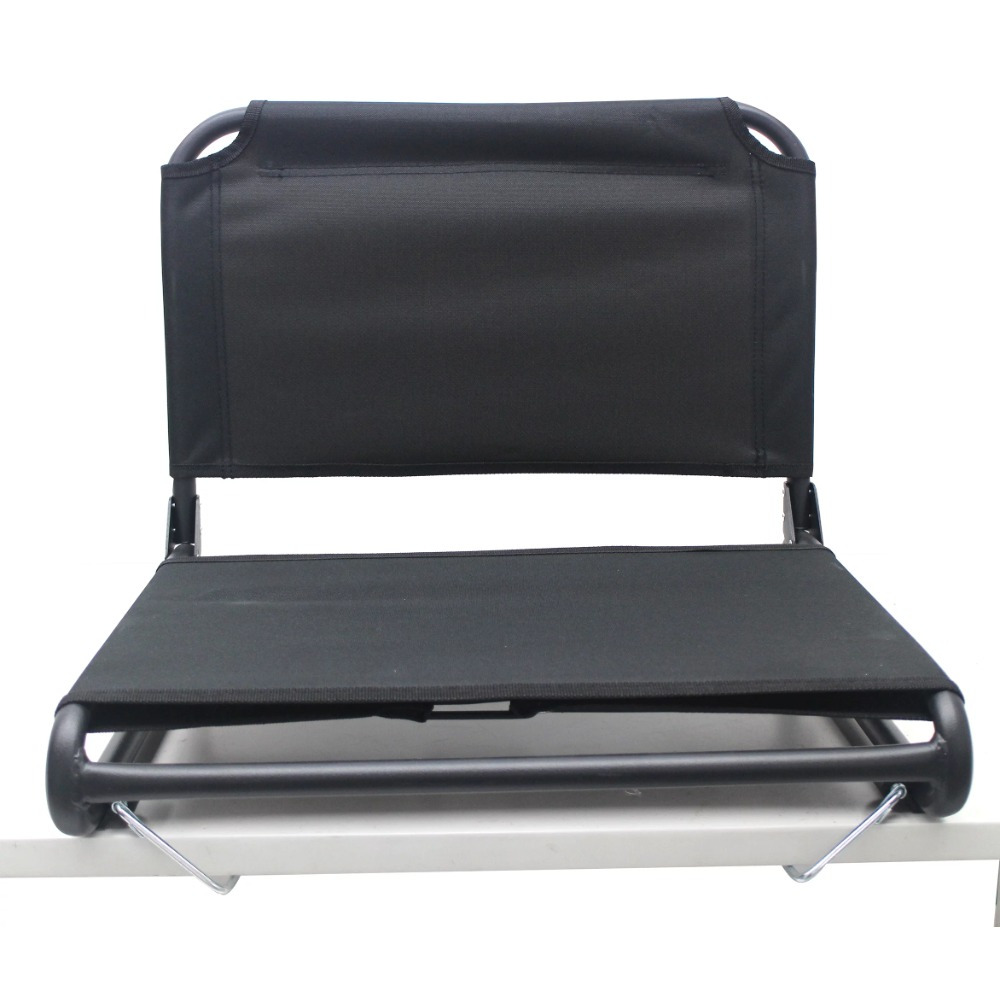 

Extra Wide Stadium Seat With Hooks, Black