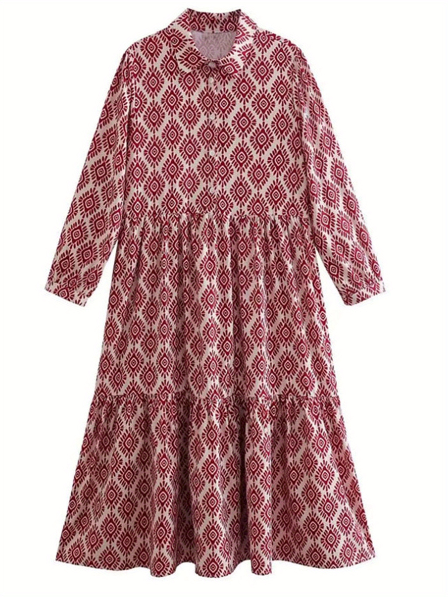 navy blue dress for baby girl Handmade Brown Linen Tunic Dress – 3/4 Sleeve A-Line Mini