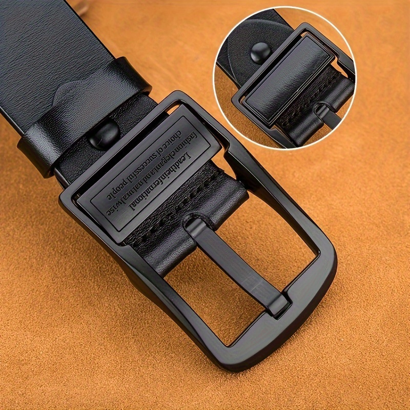1pc fashionable belt for men retro   belt dual sided leather belt versatile belt for business details 0