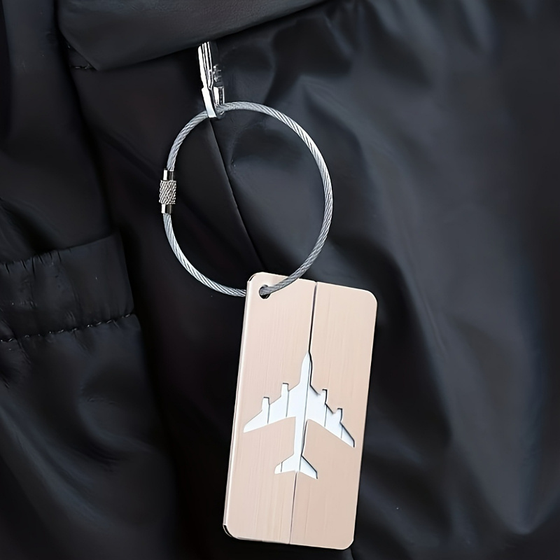 Metal Stainless Steel s Inches Aircraft Cable Key Ring