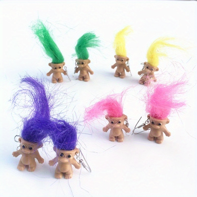 

Retro Ugly Doll Earrings: Fun Party Favors For Everyday Or Festive Occasions