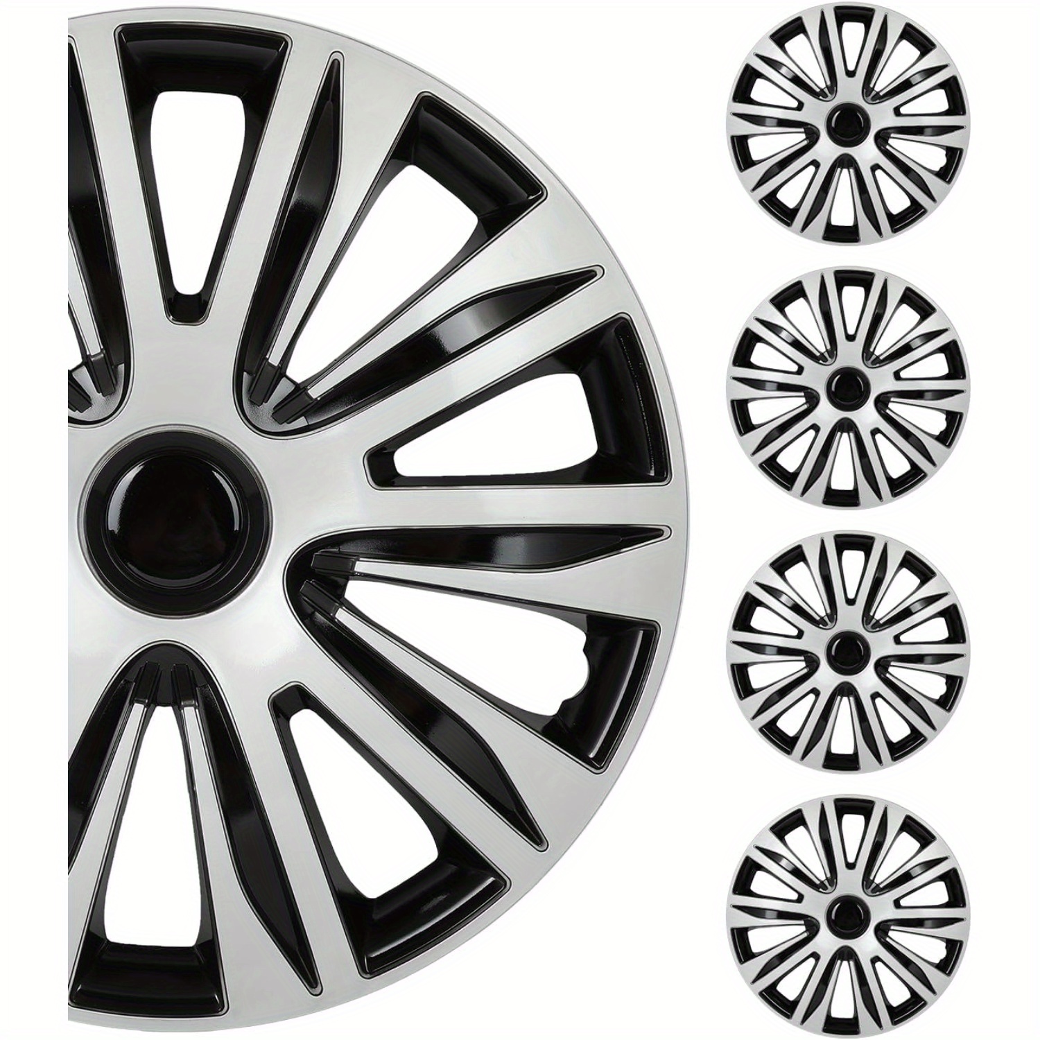 

Scitoo Auto Tire Replacement Exterior Cap Oem Hubcaps Wheel Cover Rim 16 Inch