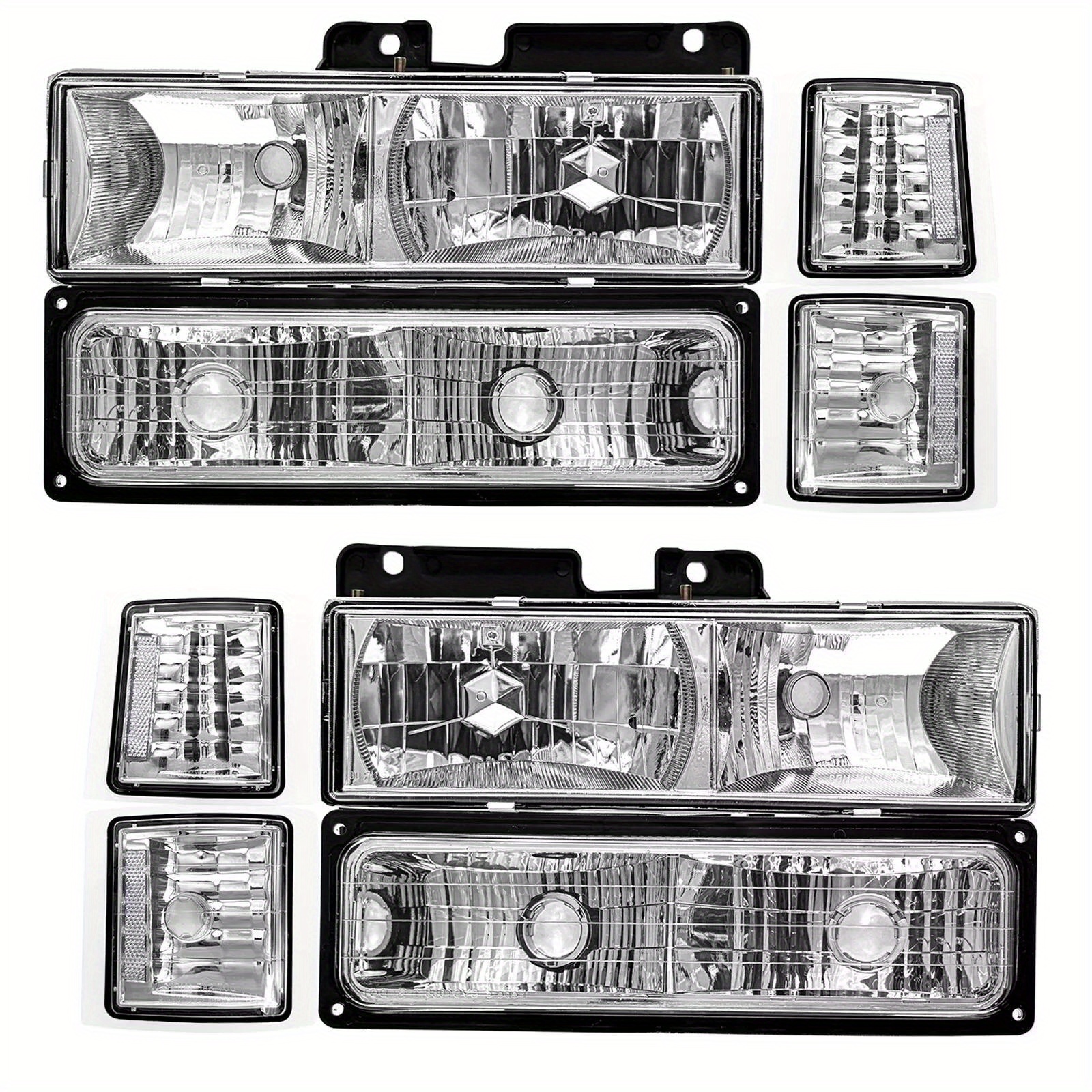 

Headlight Assembly For 1994-1998 Obs C10 Pickup C/k 1500 2500 3500 Truck Compatible With 1994-1999 And 1995-1999 Headlamp Replacement Set 1 Pair