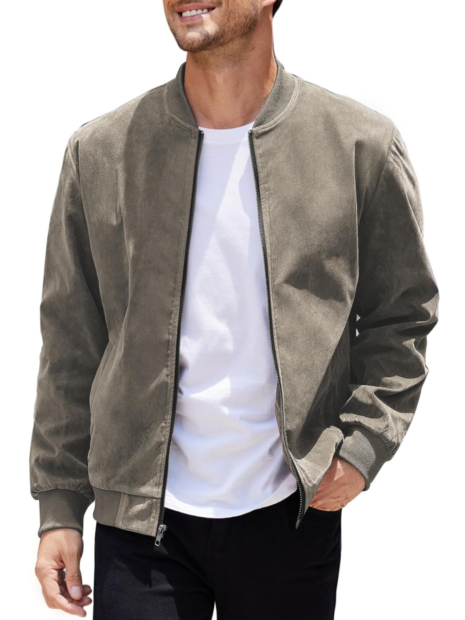 men's jackets casual varsity jacket vintage lightweight - Temu