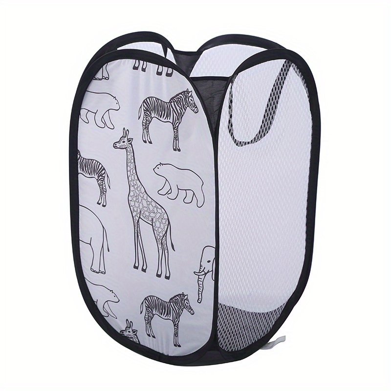 1pc cartoon giraffe laundry basket   sorting and storage basket bathroom dirty laundry storage basket details 10