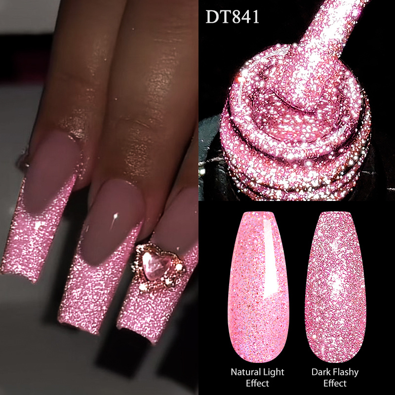 7ml reflektierendes glitzer nagelgel semi