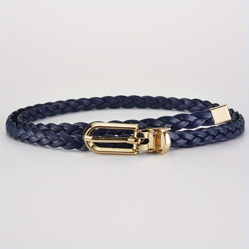 Image of Fashionable Women's Knotted Decorative Belt, Candy-colored Small Belt, Simple And Belt