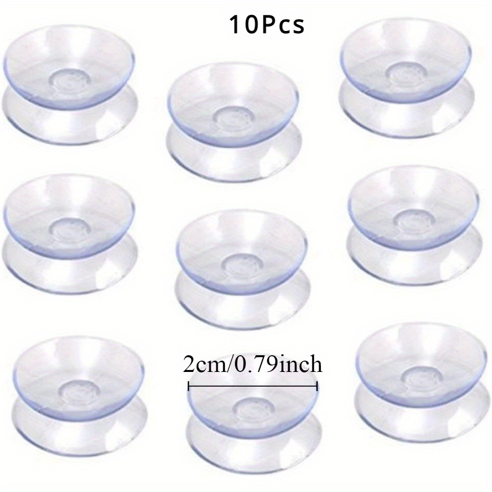 TEMU 10 ventouses double face pour plateau de table en verre, pour empêcher le plateau de table en verre de glisser, butées pour plateau de table en