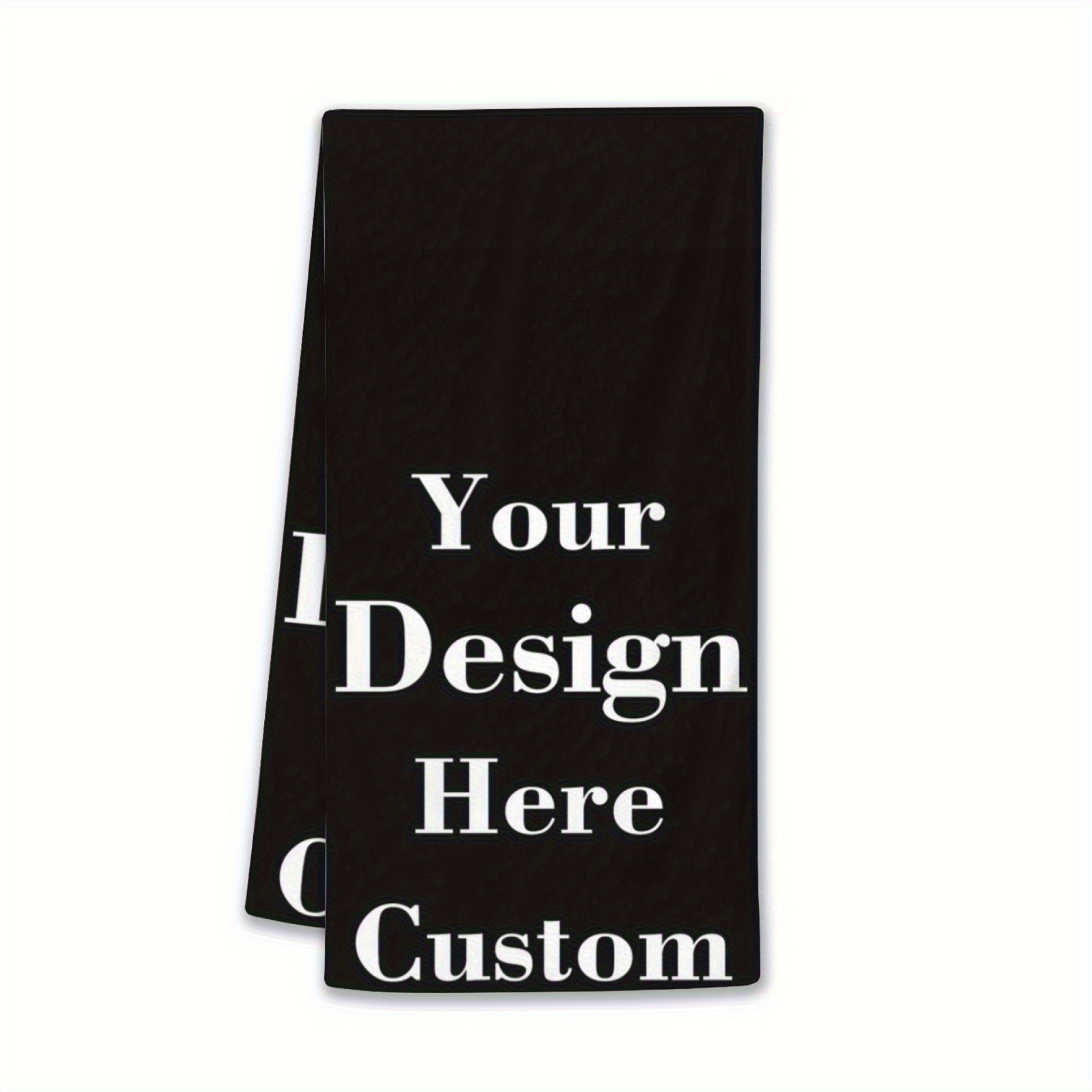 

Customizable Ultra- Towel - Personalize With Your Design, Home, Hotel, Spa, Gym | Polyester, Rectangular Shape