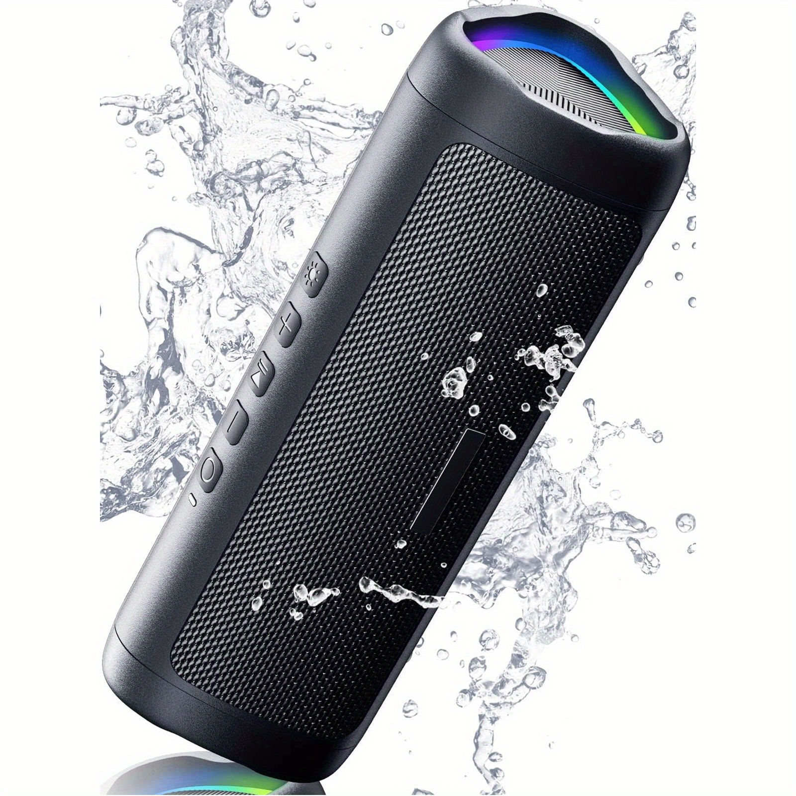 

Portable Wireless Speaker With 20w , Outdoor To 24h , Rgb Lights, Tws Pairing, Bt5.3, Wireless Stereo Pairing, Speaker For Home, Outdoors, Travel, Party, Birthday Gift