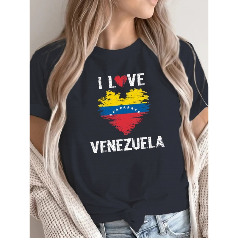 

Heart I Love Venezuela Women's T-shirt