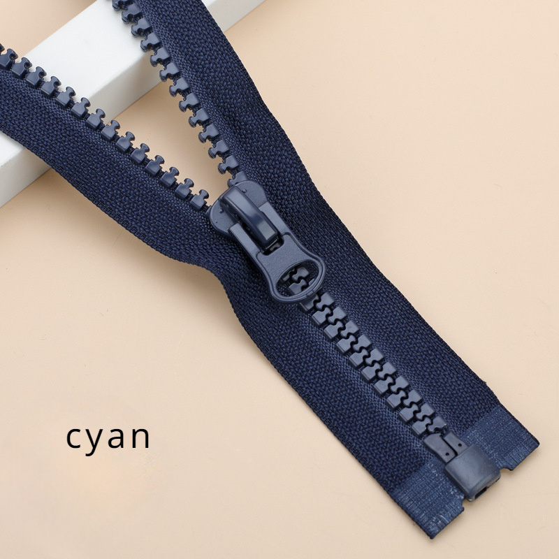 1pc 5# Resin Single Opening Zipper Access Control Closed End Zipper Textile Accessories Clothing Zipper