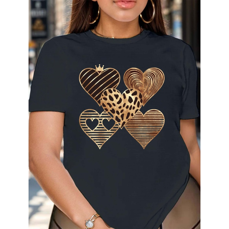 

5 Distinct Heart Designs Women's T-shirt