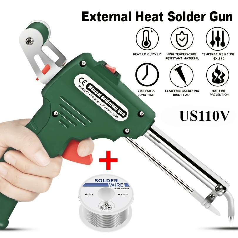 110V 220V Electric Soldering Iron External Heated Soldering Iron Hand Welding Solder Tool Kit 30