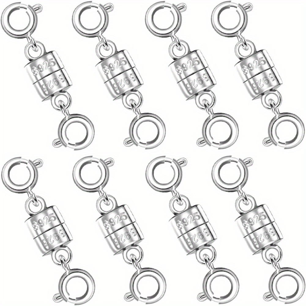 

925 Silvery Clasps For Necklaces And Bracelets - & -to-use Jewelry