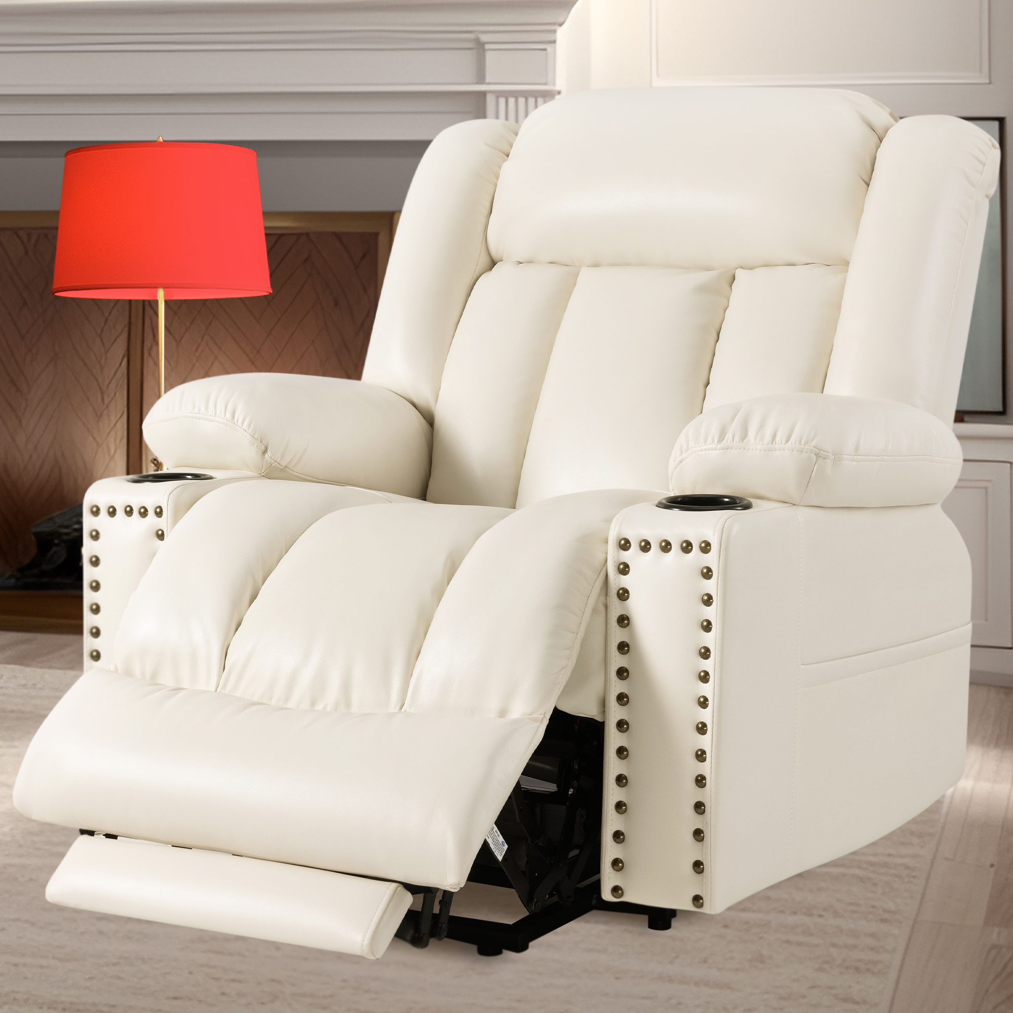 TEMU Lbro2m Chairs Recliners For Elderly Extended Footrest, Big And Chairs And Massage,