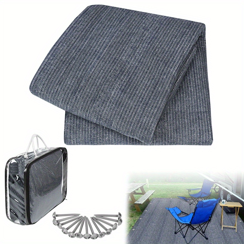 

Auvent Aufun Tapis de camping en , Tapis pour tente camping-car en HDPE, Bâche de tente imperméable avec œillets