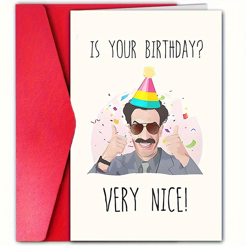 

Funny Happy Birthday Card: 12cm X 18cm, Perfect For Men, Women, And Friends - Best Birthday Wishes!