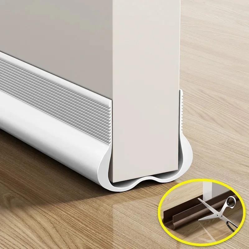 

1pc Adjustable Pvc Door Seal Strip, Flexible Under Door Draft Stopper, Weatherproof Gasket For Home And Office Use, Plastic Window Guard