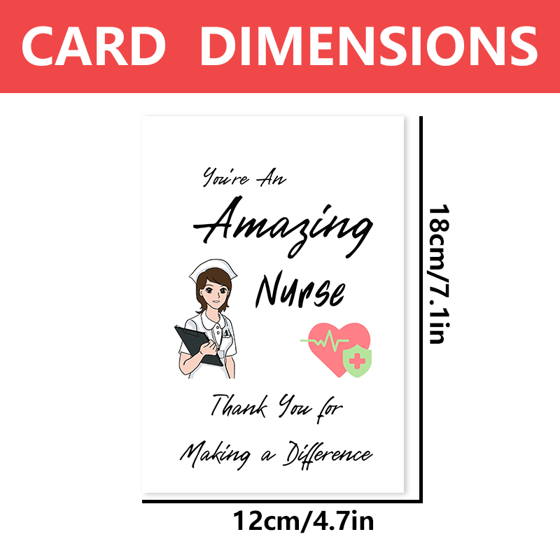 Appreciation Greeting Card Nurses Thank Card Making A Temu