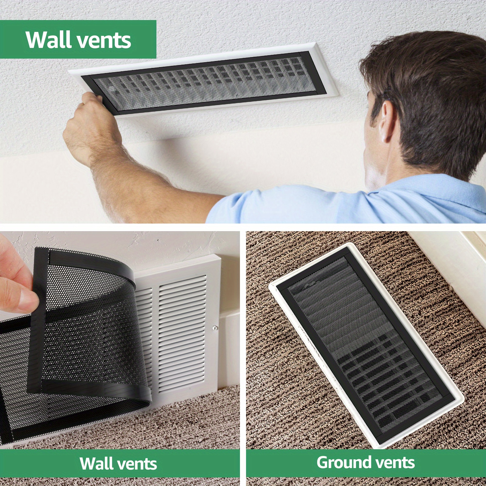 Magnetic Floor Register Covers PRESTOVENT Magnetic Air Register