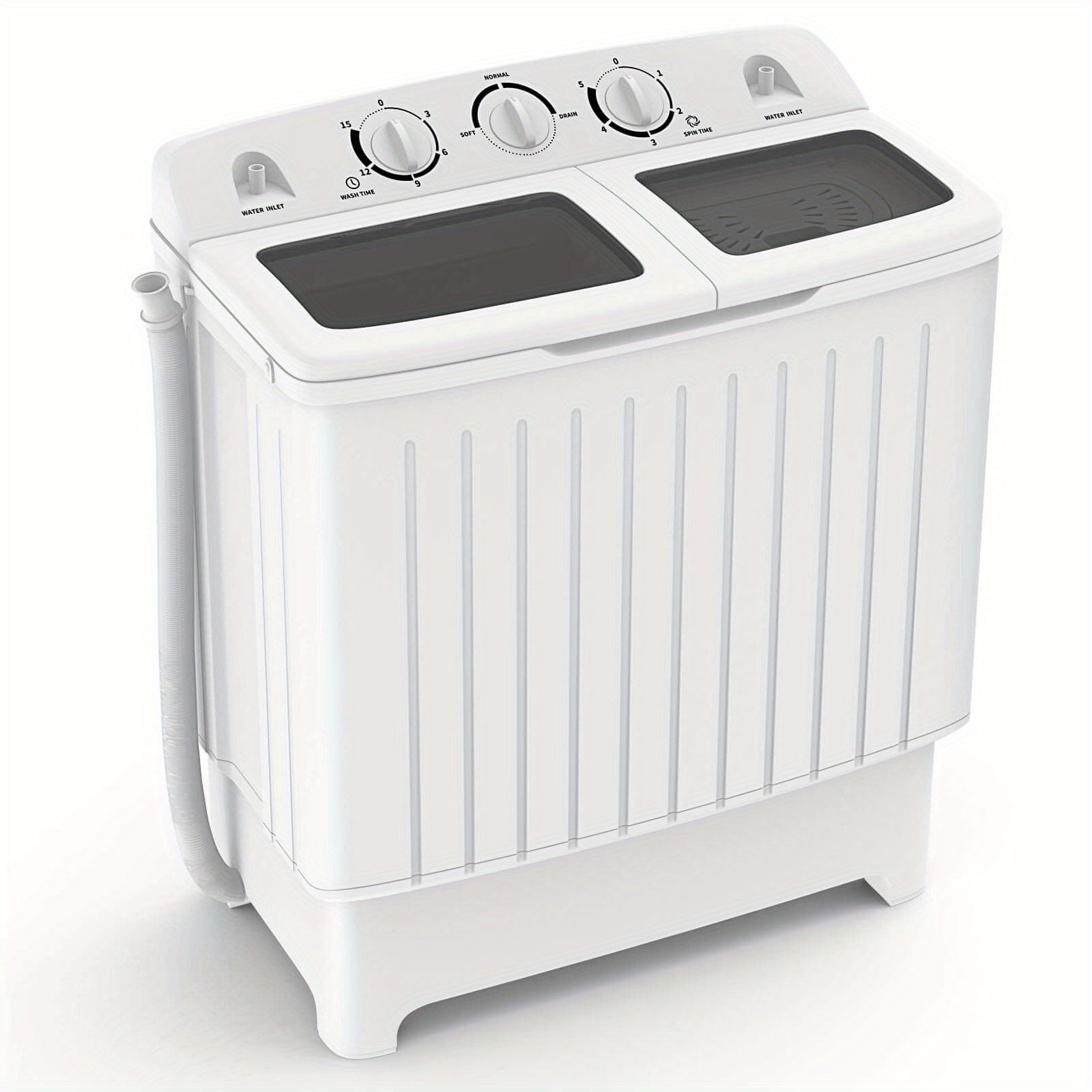 

Twin Tub Compact Laundry Washer W/20 Lbs Capacity