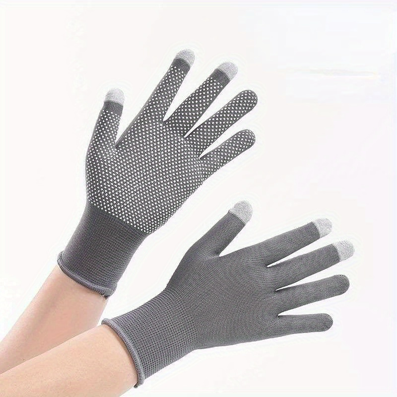 10 Pairs Touchscreen Gloves - Breathable, Sun-Protective for Outdoor Activities like Cycling & Fishing details 7